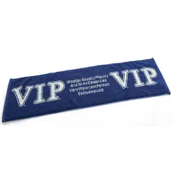 Good price best quality hot sales Custom Cotton Jacquard Sport gym towel with zipper pocket