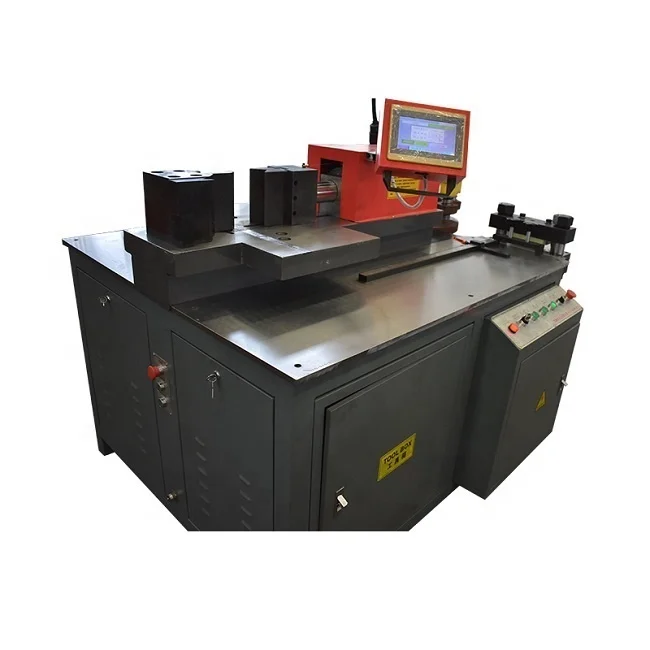 Hydraulic busbar processing machine cutting bending punching functionality Bus Bar processing machine