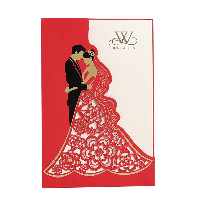
Nepali marriage invitation card korean / myanmar / chinese customised wedding invitation card 
