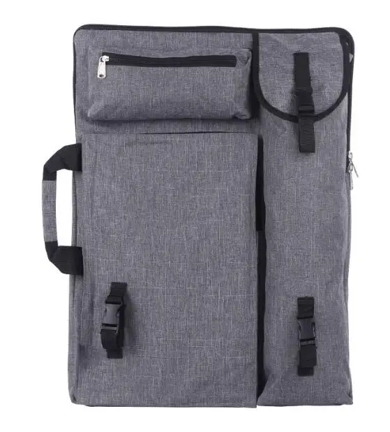 Travel Heavy Duty Student Artist Portfolio Carry Case Drawing Board Bag Backpack for children
