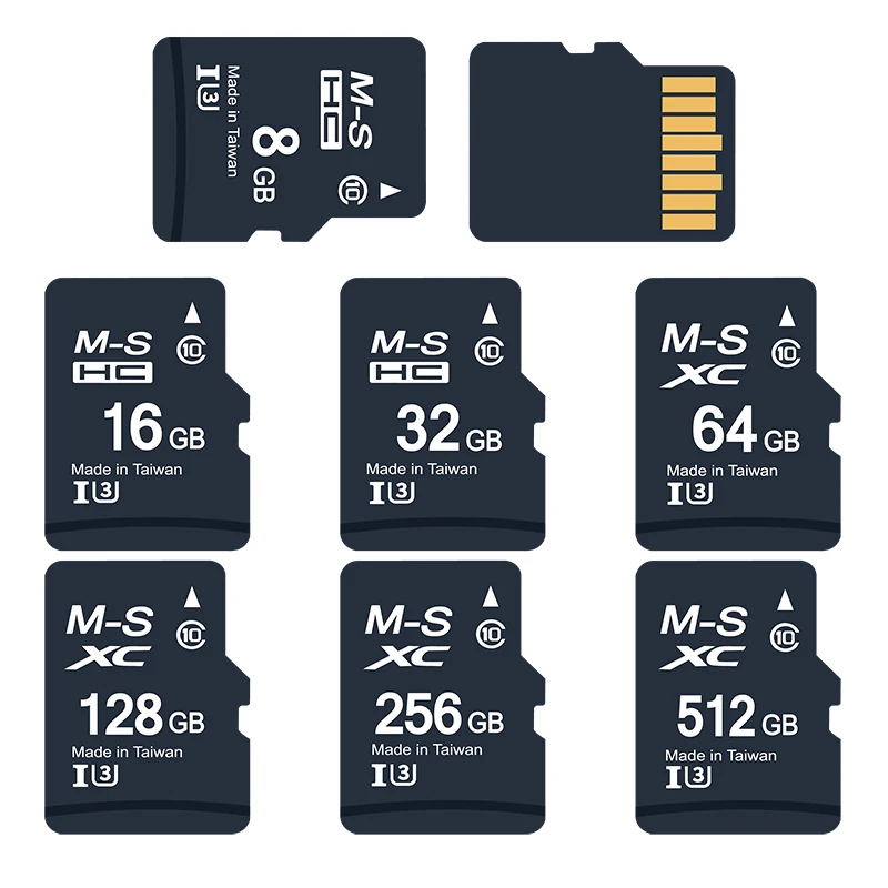 Hot Sale Memoria TF Sd Card 64gb 2gb 4gb 8gb 16gb 32gb 128gb 512gb 128 Gb Custom Memory Card For MP4 Camera Mobile Phones
