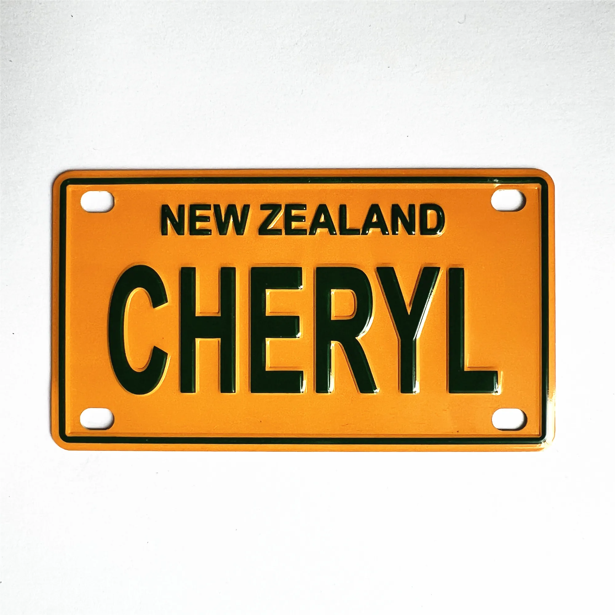 Aluminium Mini License Plate For Bicycles, Bikes, ,high quality personalized with your design custom Decorative plate