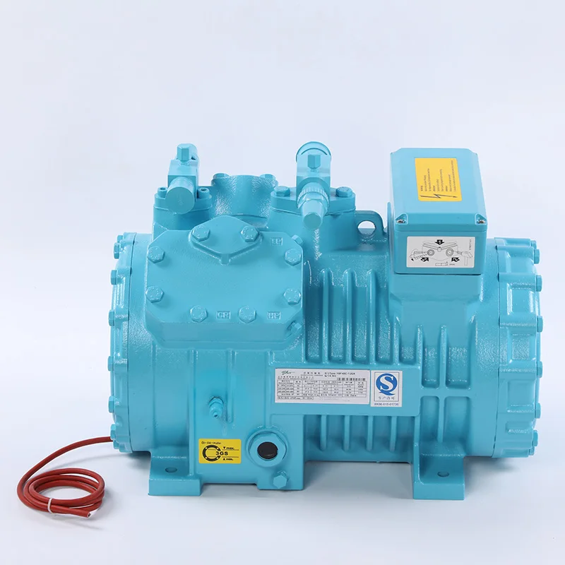 Brilliant Refrigeration Compressor 4DC-5.2zr MID Low Temperature Piston Semi Hermetic Compressor for R22 R410
