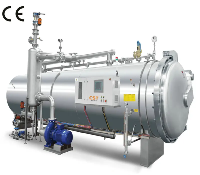 CST water spray autoclave sterilizer for glass jar