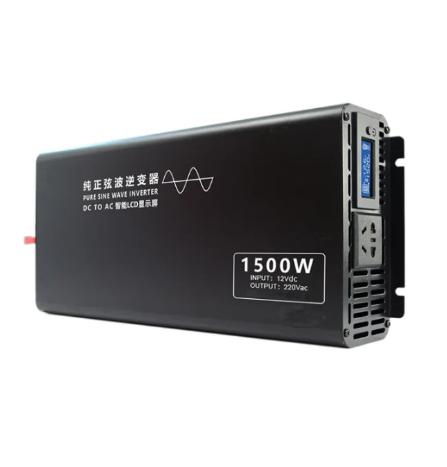Высокоэффективный чистый синусоидальный инвертор DC12V AC220V 1500 Вт