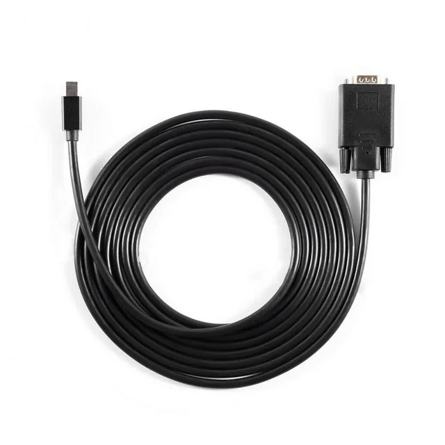 3ft Mini DisplayPort to VGA Cable 28AWG Gold Plated White