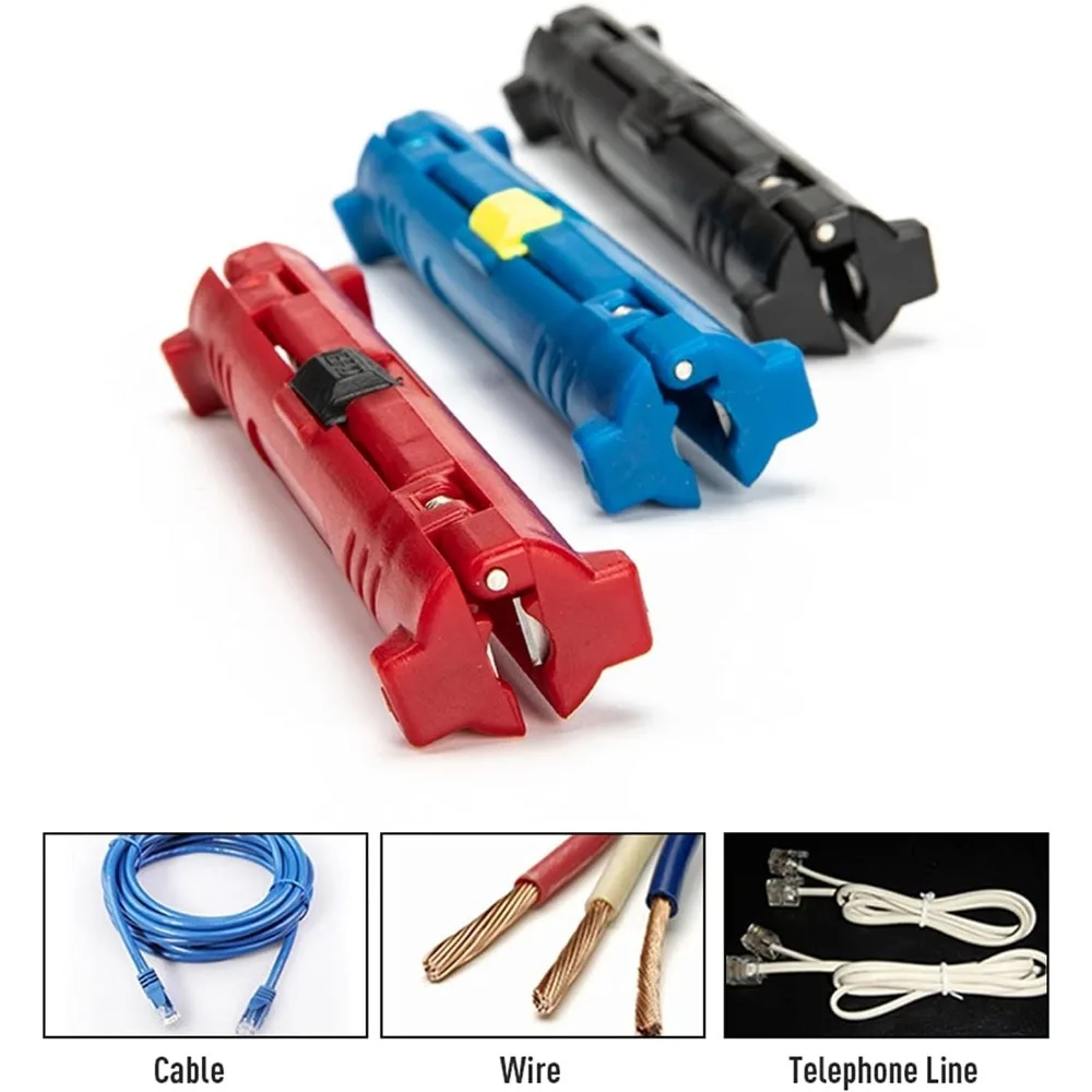 Coaxial Cable Stripper Simple Cable Puller Electric Wire Stripper Pen Cutter Stripping Machine Pliers Tool