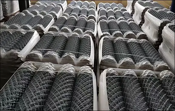 Заводская прямая ограда для фермы оцинкованная Алмазная проволочная сетка ограждение