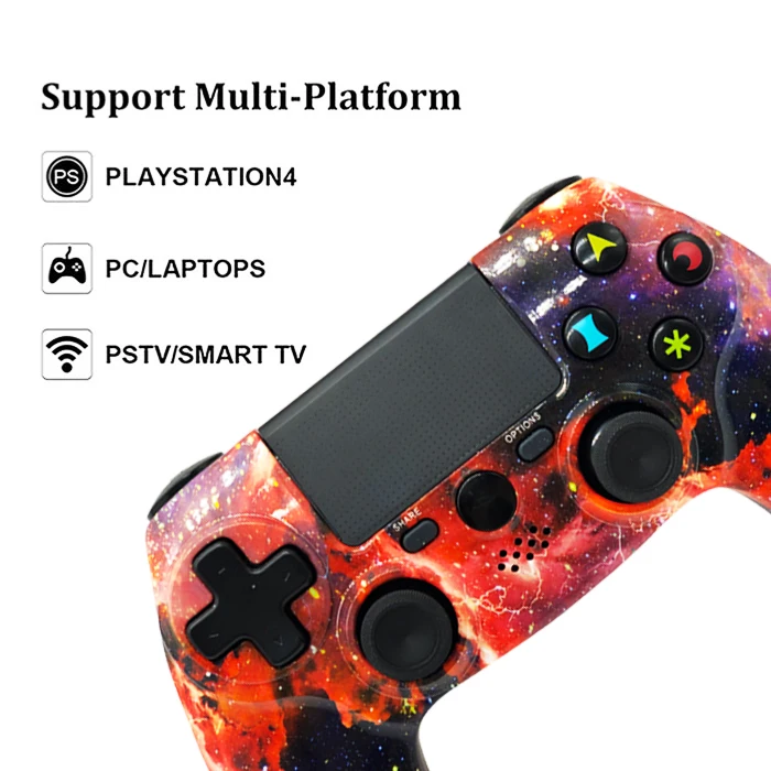 ISHAKO Wireless Gamepad Game Controller PS4 Joystick Wholesale Price Remote Control 6 Axis Phone Gamepad for Ps4 ABS Plastic She