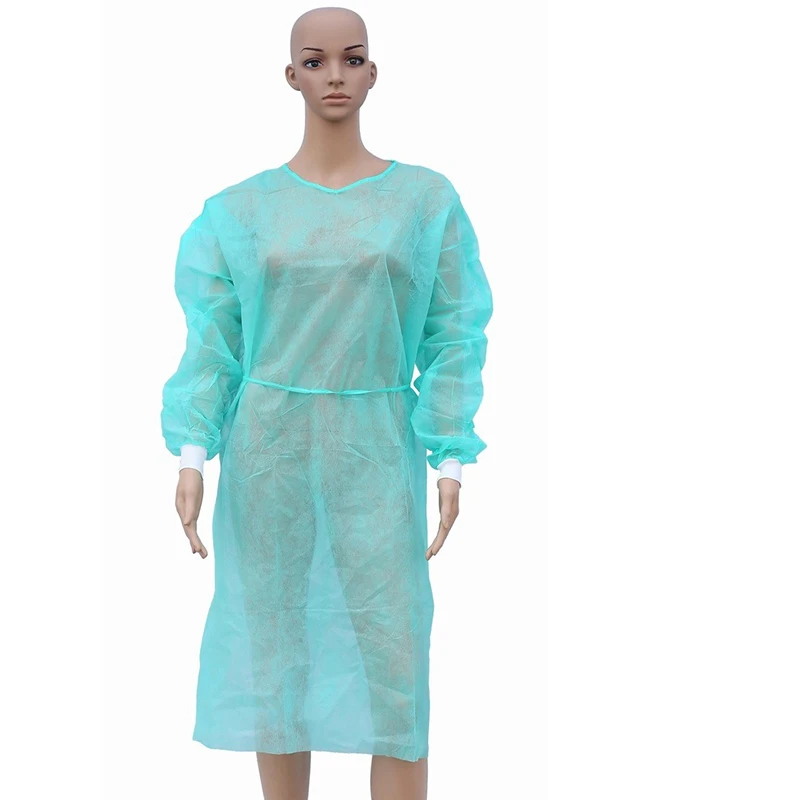  Disposable Hospital Non Woven Gowns Yellow Sms Level 2 Pp Medical Surgeon Isolation
