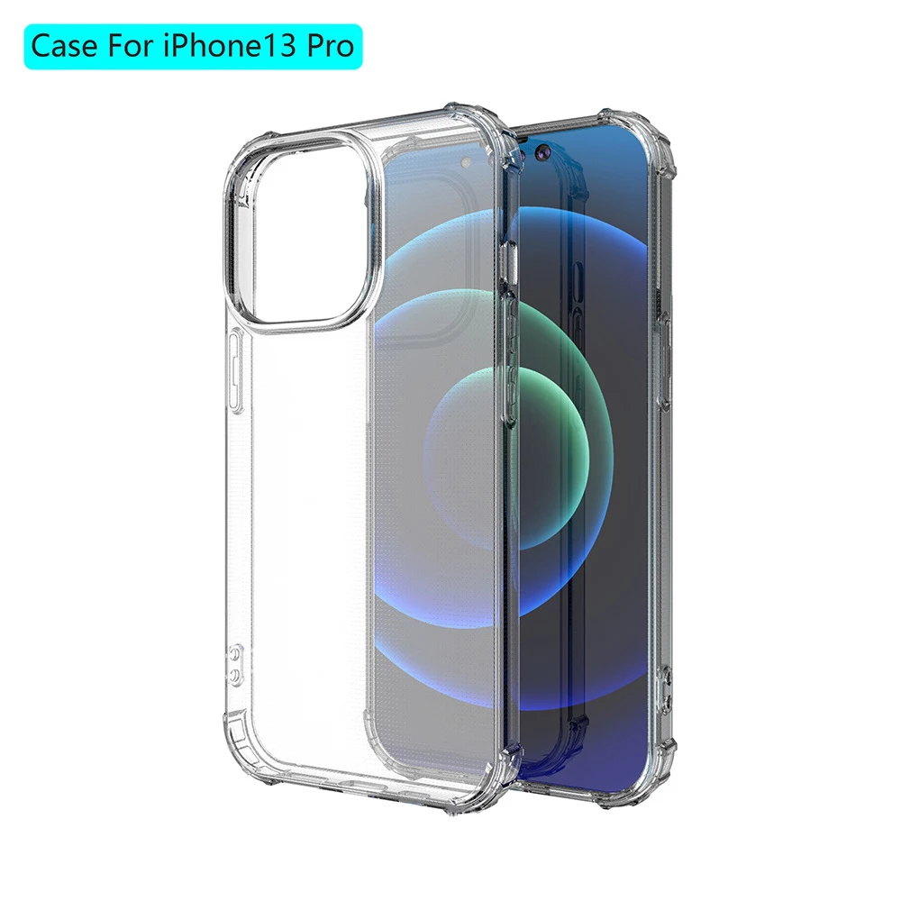 2022 New Phone Accessories Transparent Tpu Silicone Clear Sublimation Blank Phone Case
