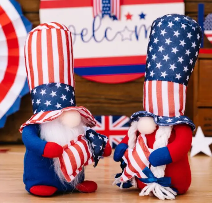 22.4  New American Independence Day National Day Decorations Wooden Letter Ornament Desktop Creative Printing Ornament