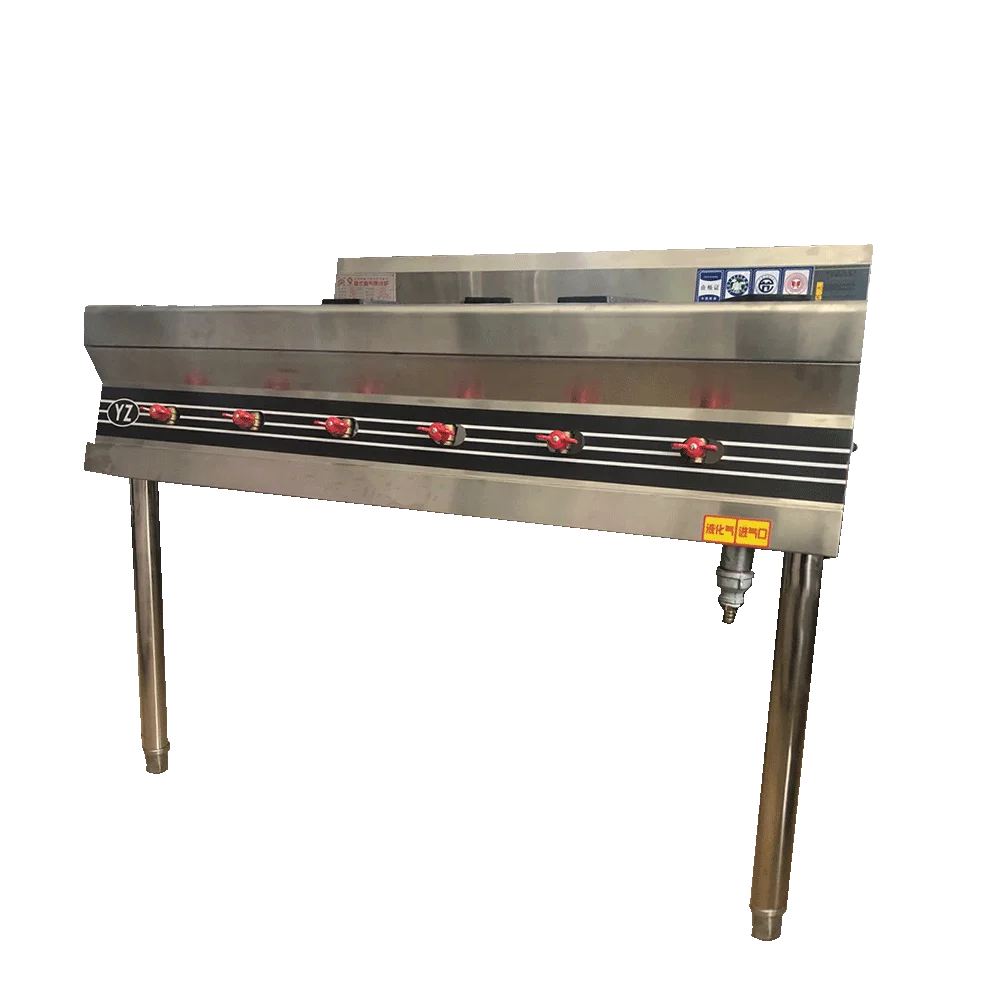 Commercial casserole stove multi-burner  clay pot stove stainless steel 6-burner gas stove