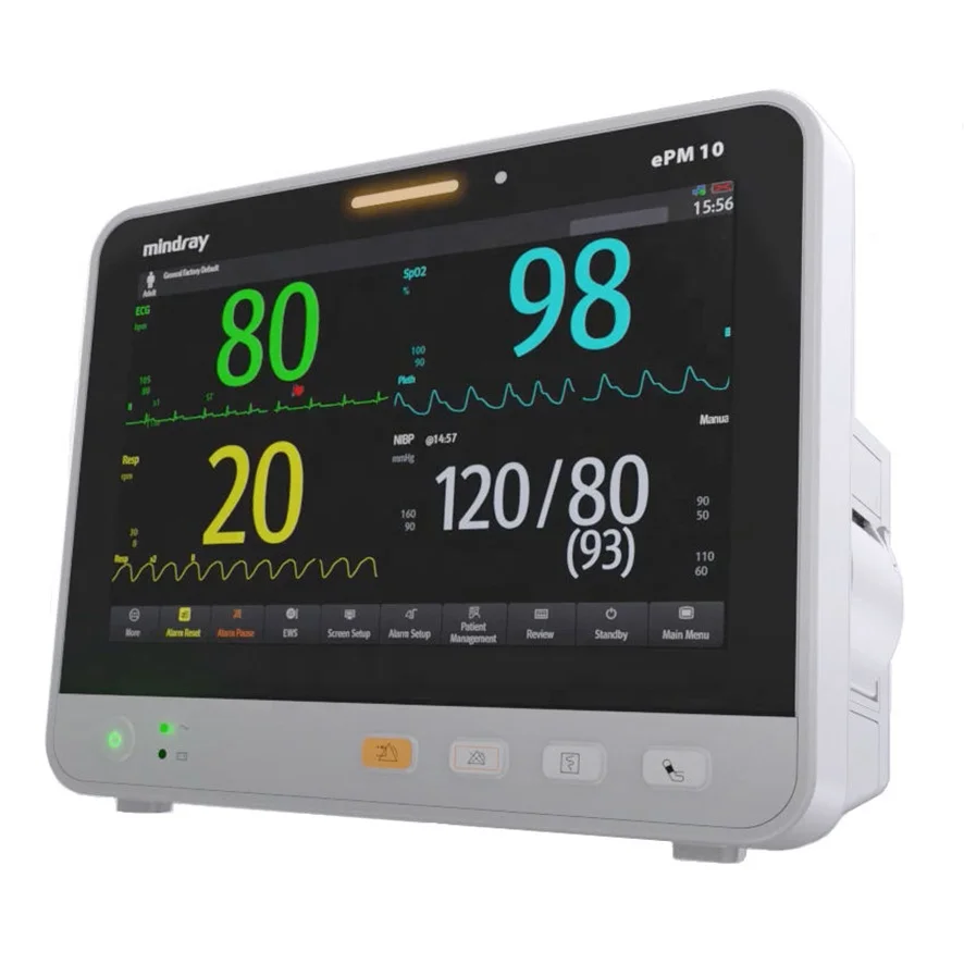 ePM10 New Portable Patient Monitor Price Mindray 12 Inch Vital Sign/ecg/veterinery Patient Monitor With Trolley/wall Mount