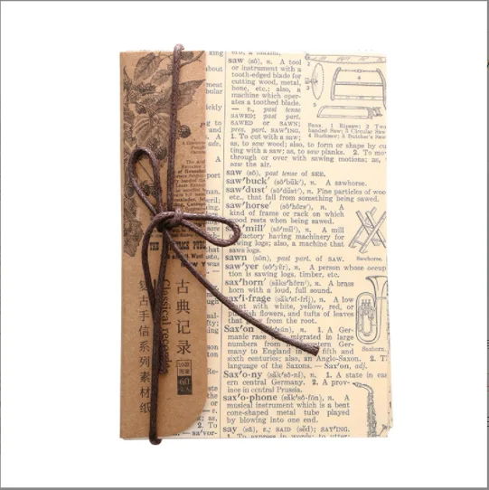 60pcs/pack Memo Pads Sticky Notes vintage hand letterJunk Journal Scrapbooking Stickers Office School stationery