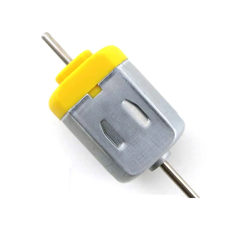 10pcs 130 Long Shaft Carbon Brush Motor 1.5-12V Micro DC Motor 2mm shaft Generator Solar Toy Accessories