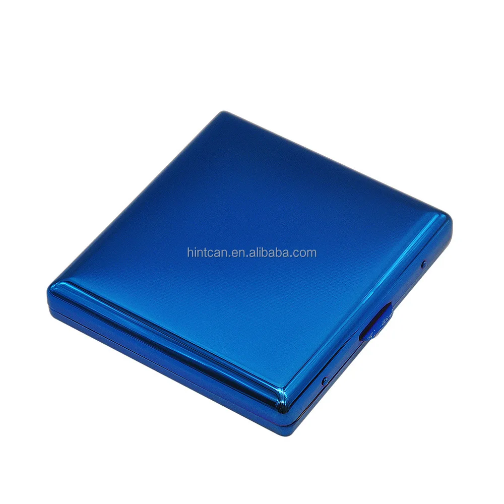 Hintcan Custom logo Blank cigarette box metal smoking accessories High quality colorful box for weed Wholesale