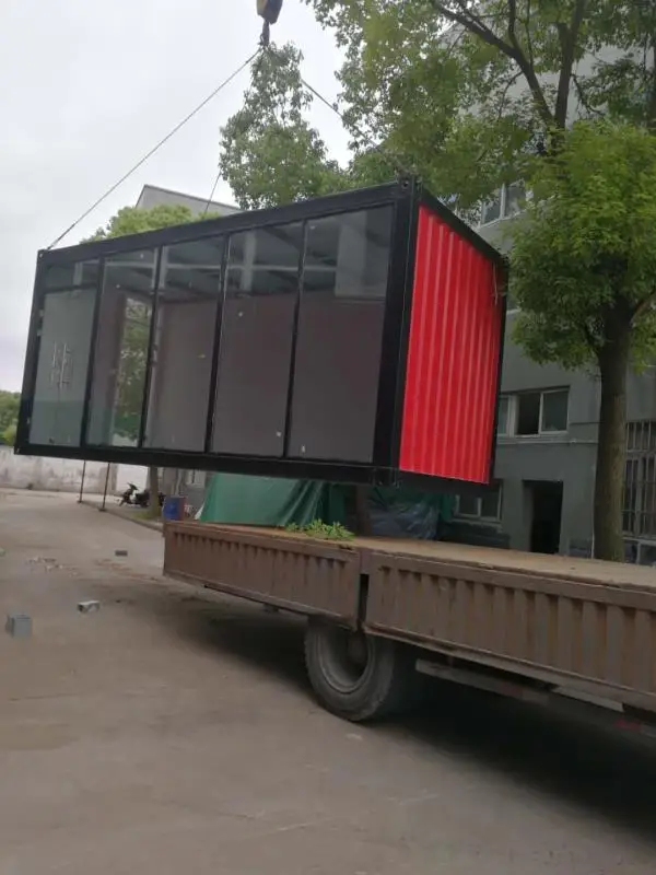 Supplier House Container Office Cost-saving Temporary Use 20ft Containers Gold Used for Glass Allstar Foldable Shop Modern China