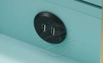 Wooden and Gold Metal MDF Round Small Kids Bedroom USB Nightstands Nordic Living Room Sofa End Bed Modern Side Table