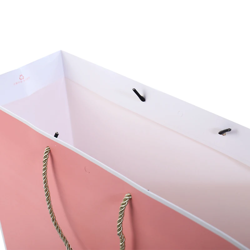 Custom uniquecolour printing commercial luxury shopping gift paper bag