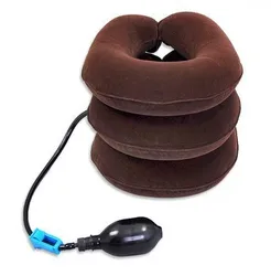 Factory Wholesale Adjustable Cervical Air Neck Traction Device Neck Stretcher Inflatable Neck Collar Brace