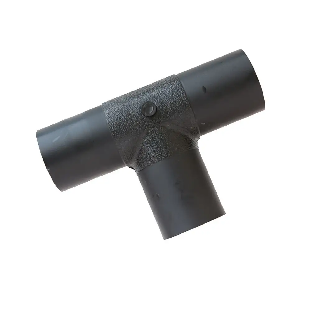 hose fittings Equal tee plastic hdpe butt fusion welding