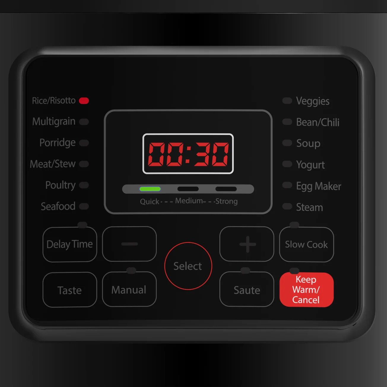 YBW100LH Black 10L 50KPA 12in1 Intelligent Household Electric Pressure Cooker