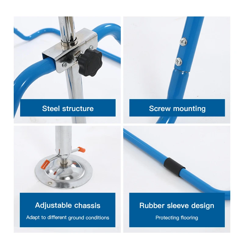 Factory manufacturing Home Grip Training Children Pull Up Gymnastics Horizontal Bar With Adjustable Height Trampoline