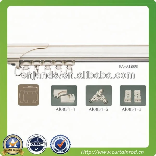 Acrimo curtain rails clips bendable flexible pvc window curtain rail track ceiling bracket bendable curtain track