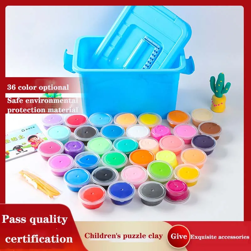 Modeling Clay With Sculpting Tools Diy Polymer Clay 36 Colors Oven Bake Clay Kit