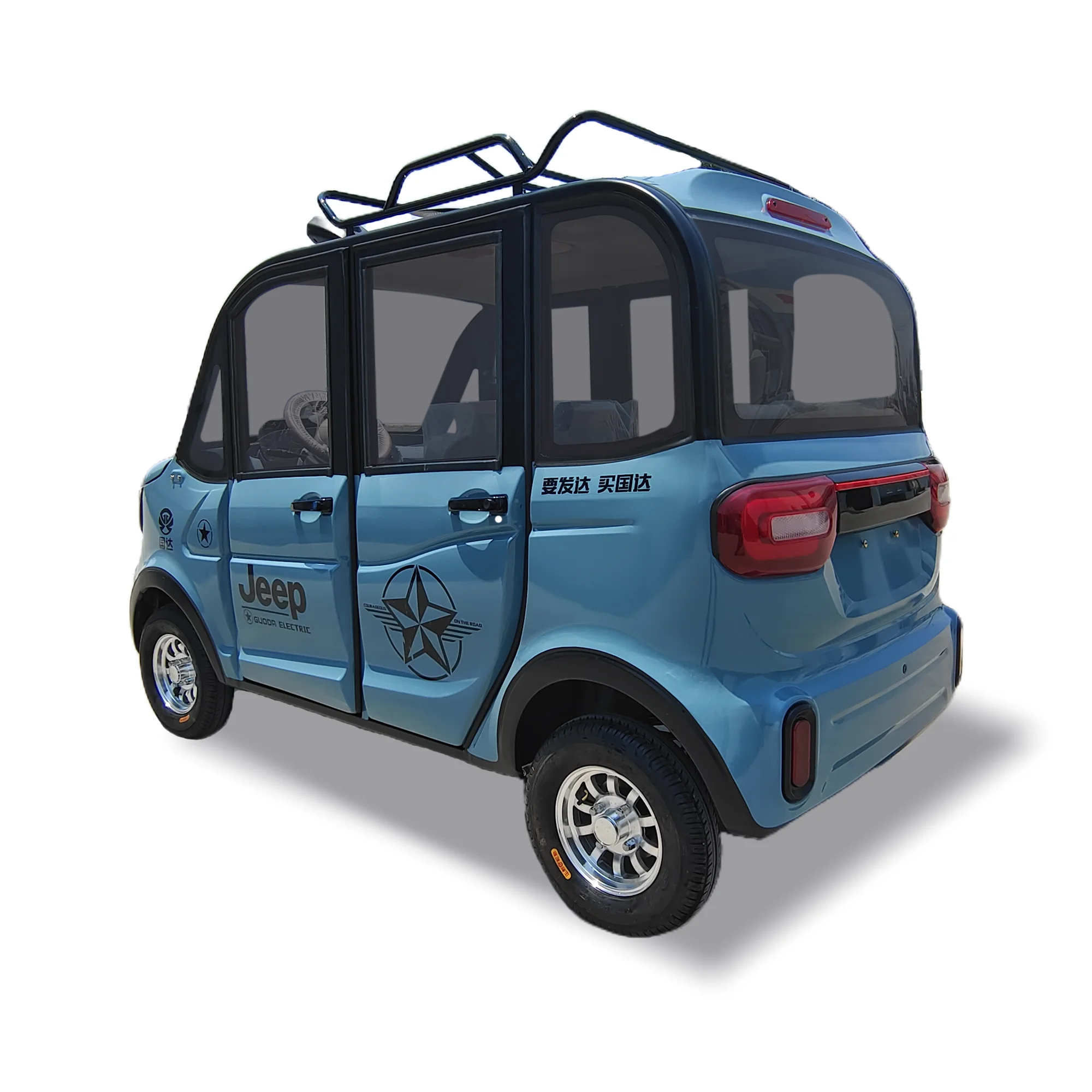 Factory direct sales Mini Car small 2 doors 4 seats Electric low speed 45km 4 wheelers  new energy vehicle