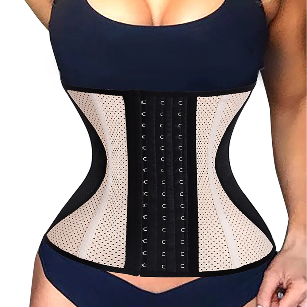 Waist Trainer for Women Corset Cincher Body Shaper Girdle Trimmer with Steel Bones Extender Free Sample