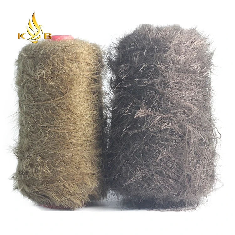 100% nylon feather fancy yarn for knitting machine