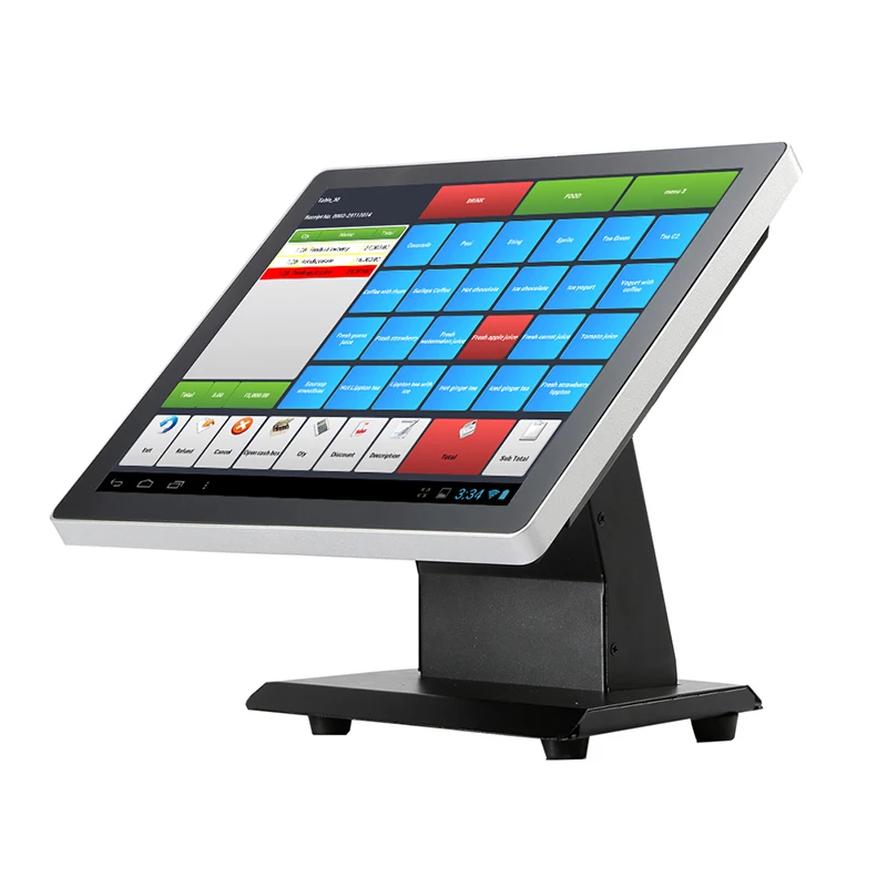 Touch Monitor Table Computer All One Touchscreen Billing Machine Systems Sale Restaurant Terminal Pos Cash Register