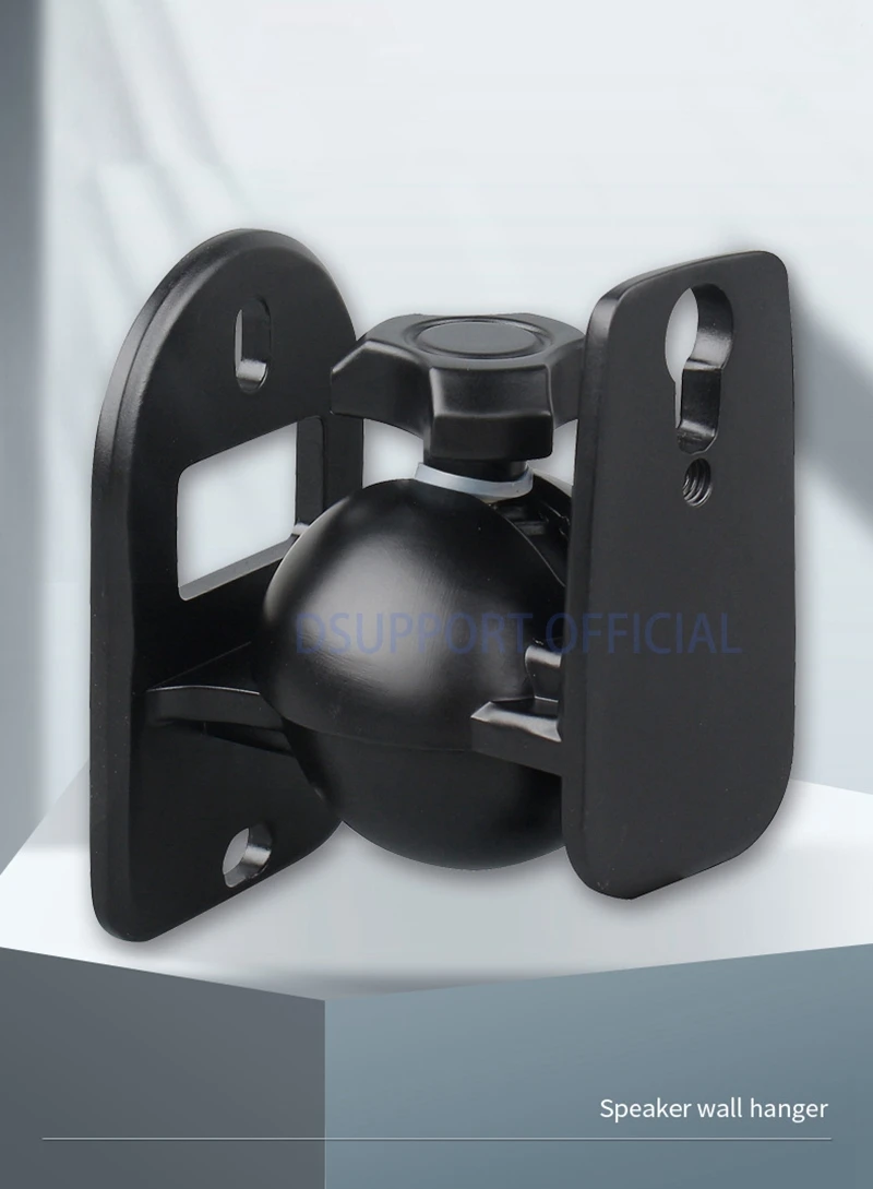 High Quality 1 Pair = 2pcs Universal Surround Holder Speaker Bracket Wall Mount Tilt Swivel Holder Stand 368