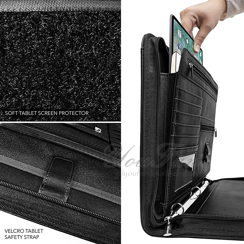 Папка для документов с 3 кольцами Padfolio из искусственной