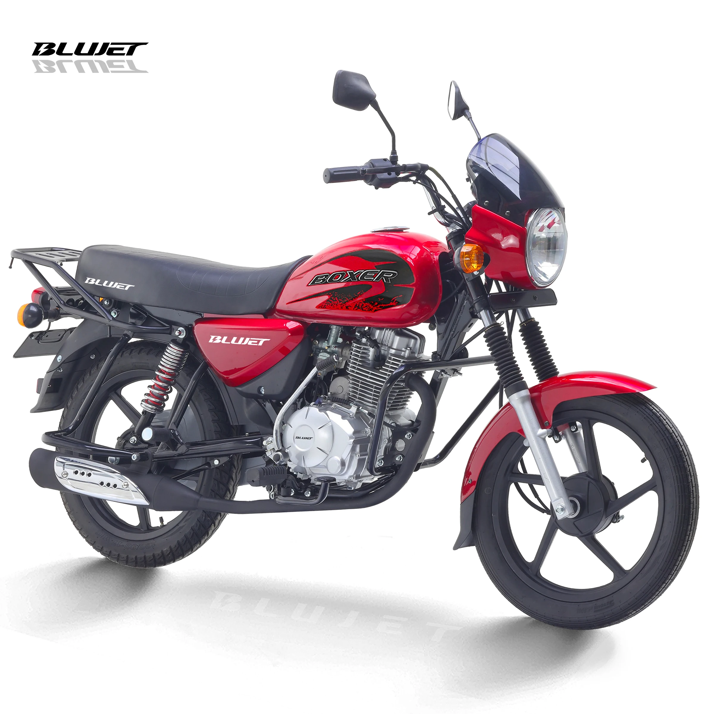 Boxer model Popular 100CC 110cc 150CC model motor bike petrol street as Indian Bajaj motorcycle for sale in africa bolivia iraq