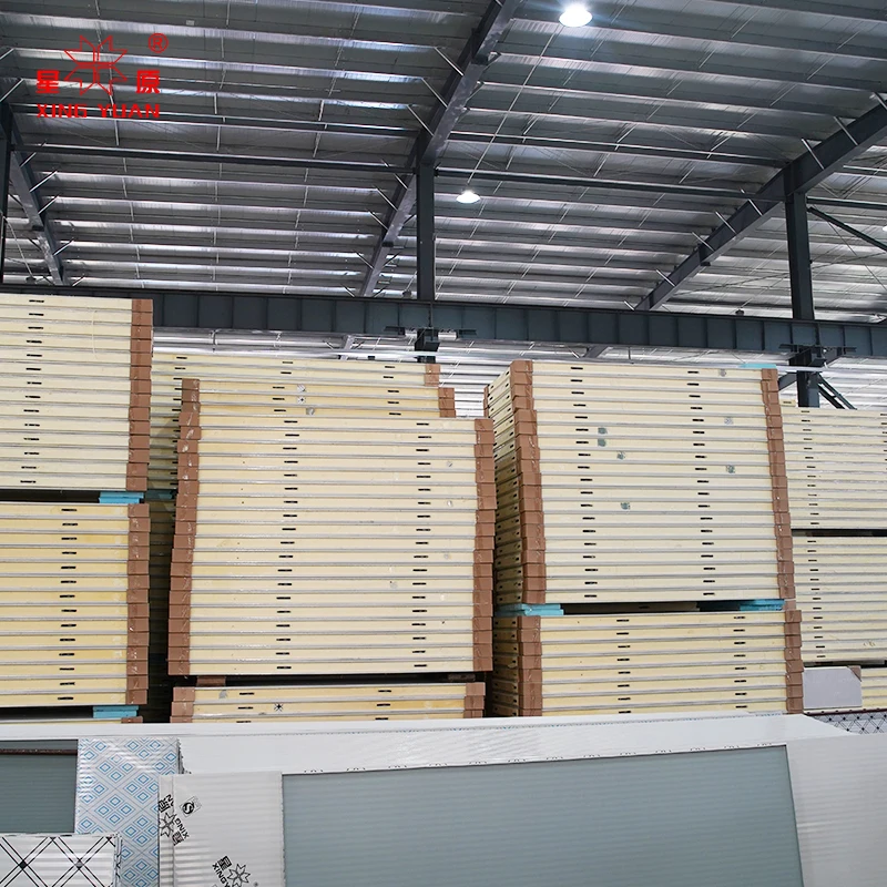 PU/PUF/PIR insulated sandwich panels for cold room construction