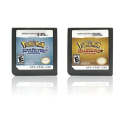 US version Poke mon HeartGold Soulsilver Game Card For Nintendo DS NDS NDSL 3DS 3DSLL