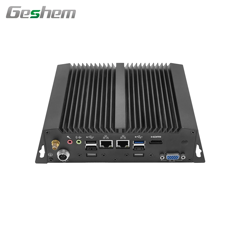
Embedded Industrial computer mini Fanless Box PC J1900 mini PCI-e 3G 4G BT WiFi Industrial pc 