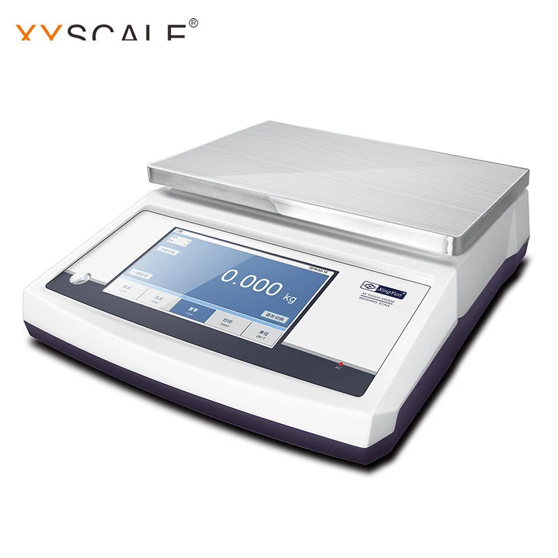 Touch screen multifunctional electronic scale. Large range and high precision. Ac/DC industrial scale