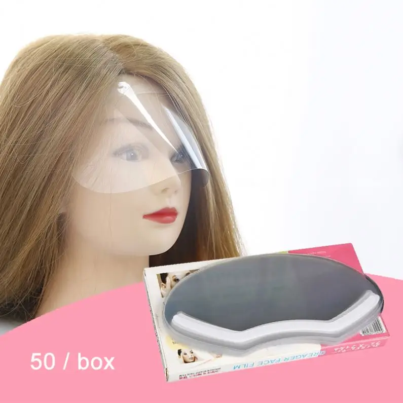 Disposable Transparent Anti-droplet Eye Mask Professional Salon Hair Styling Care Tools Face Mask