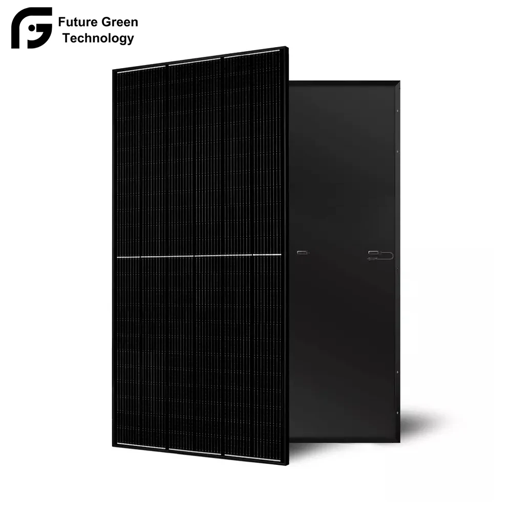 ЕС для домашнего использования полная черный 440W 450W 460W 1000W все черный 120 половина солнечных батарей монокристаллический панели цена