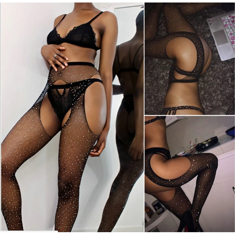 Design Sexy Silk Stockings Lingerie Underwear For Women shimmer pantyhose bling stockings