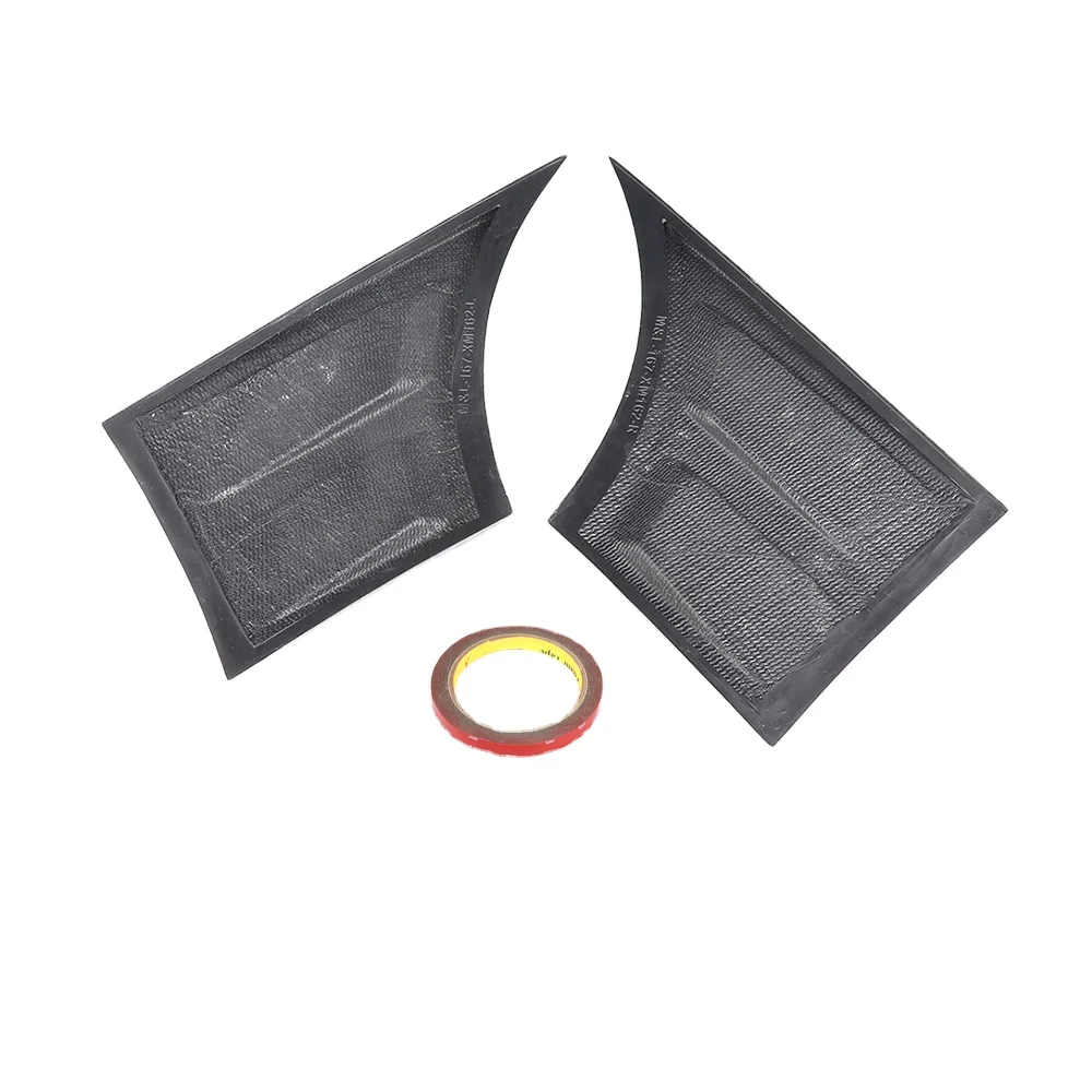 Real Carbon Fiber Car Fender Vents Molding Trim for Ford Mustang GT Coupe 2-Door 15-17