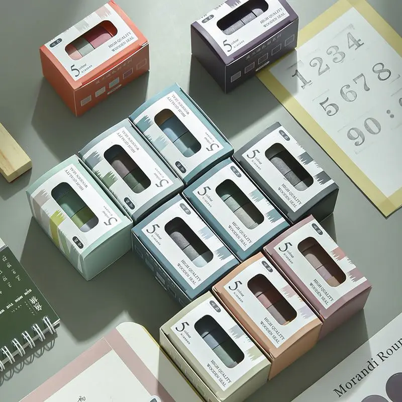 cute Card marking solid color Moran suit tape Diary material paper tape  hand account decoration DIY sticker