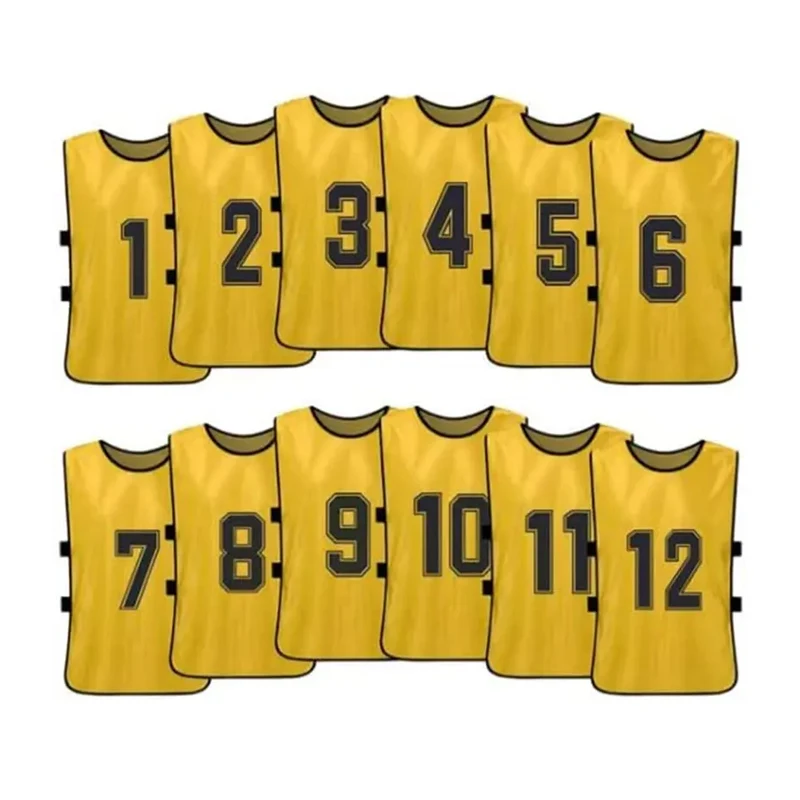 Customized Printed Breathable Kid Soccer Uniform Adults Football Club Team Training Clothes Sportswear T-shirt Advertising Vest