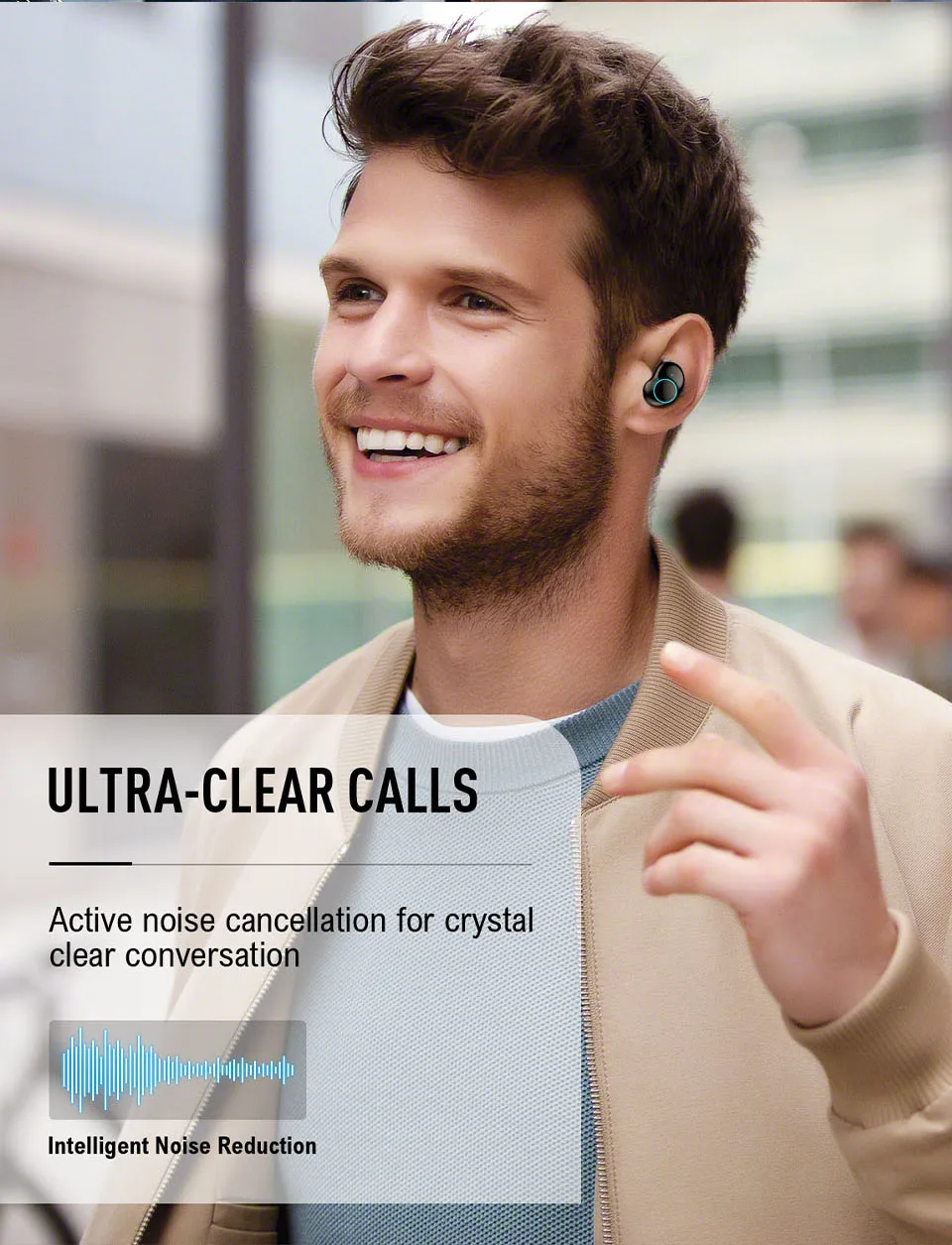 Blue tooth Wireless T3X TWS In-Ear Dual Driver Earbuds Waterproof by ODDLOOPS