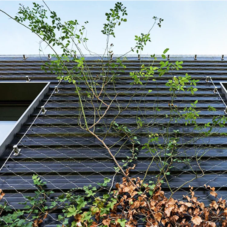 High Tensile Strength Flexible Animal hand woven stainless steel wire rope mesh