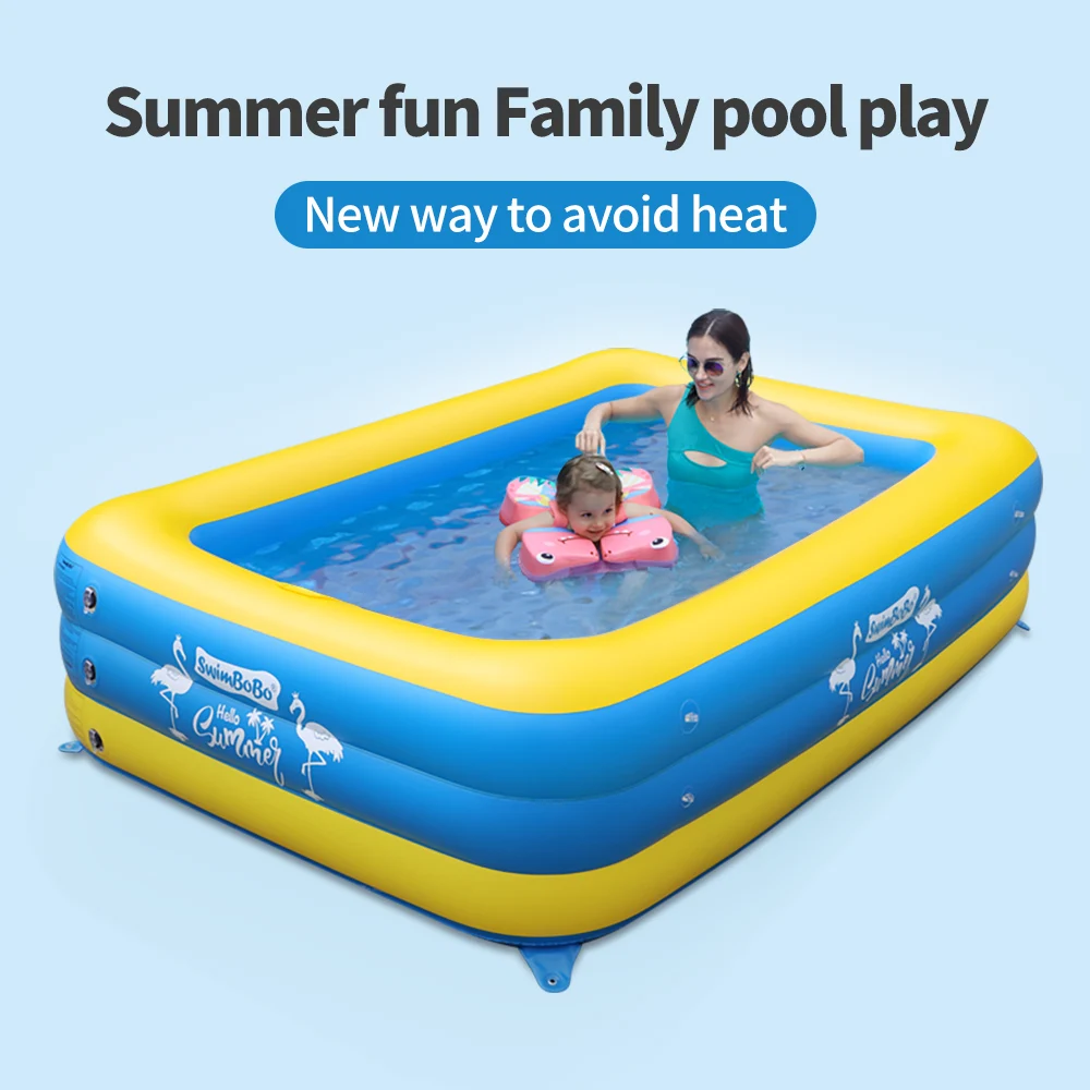 Swimbobo Good Quality Baby Leisure Inflatable Swimming Pool Kids PVC Swim Pools Family Accessories For Summer Outdoor